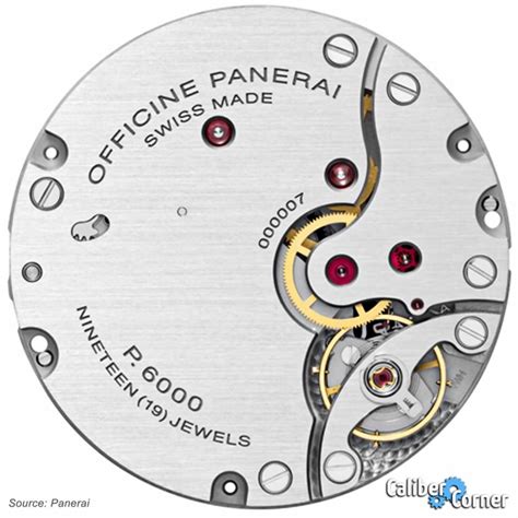 p.6000 caliber panerai|panerai p 6000 movement.